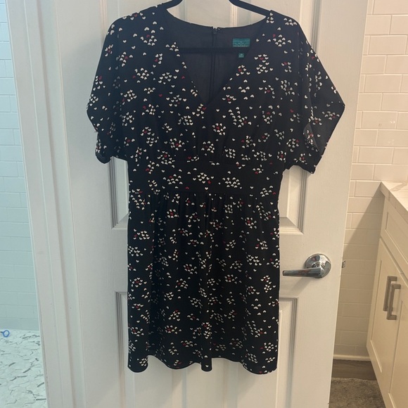 Mattox Black print Mini Dress - Picture 6 of 9